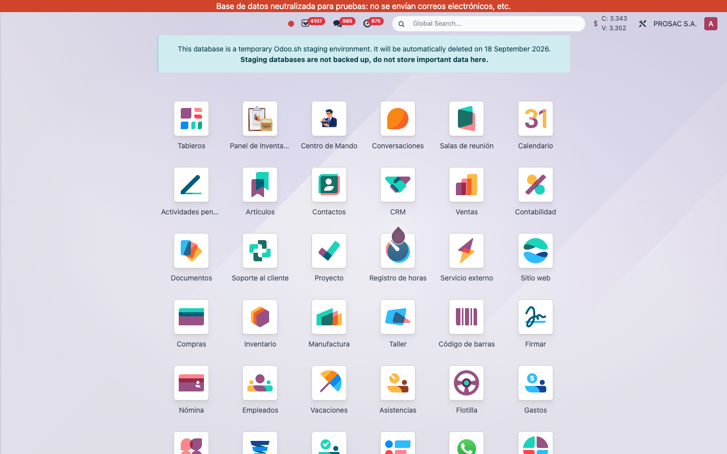 Systray approvals icon in the navbar