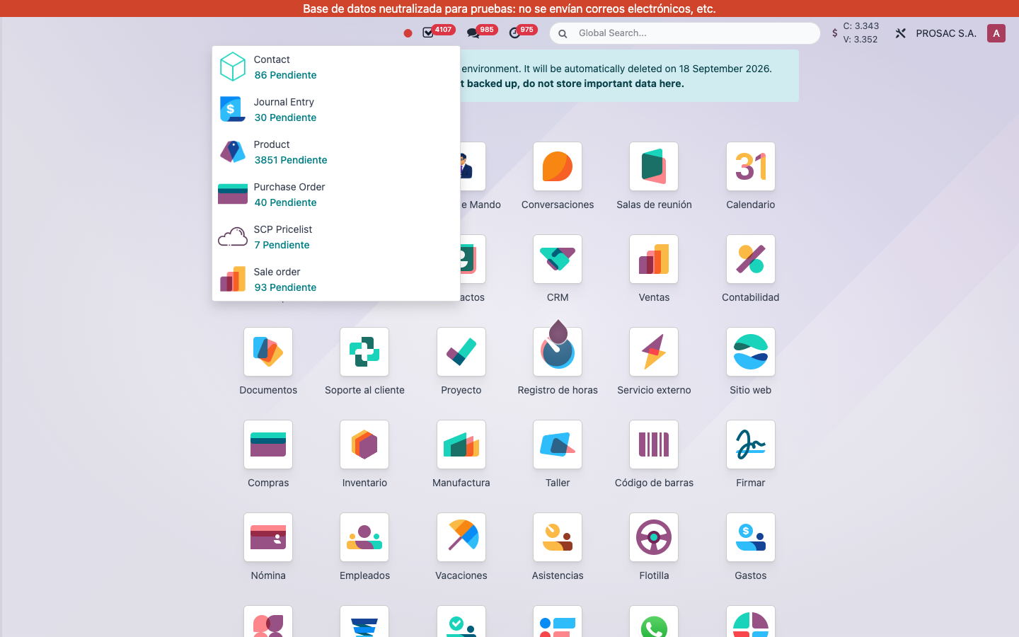 Systray dropdown of pending Studio approvals