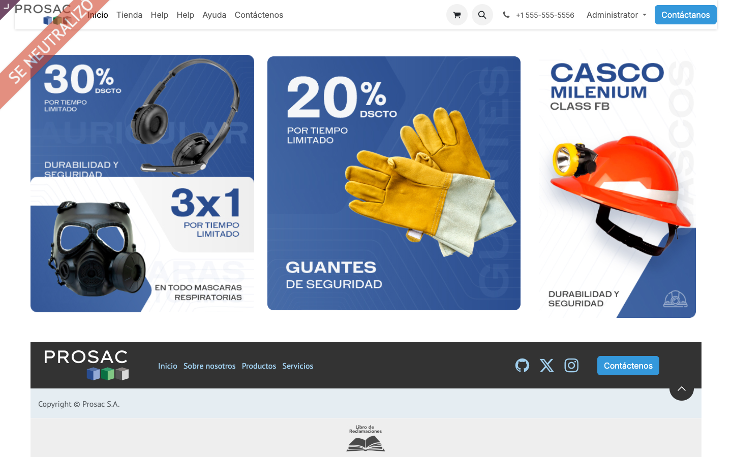 Footer Libro de Reclamaciones badge